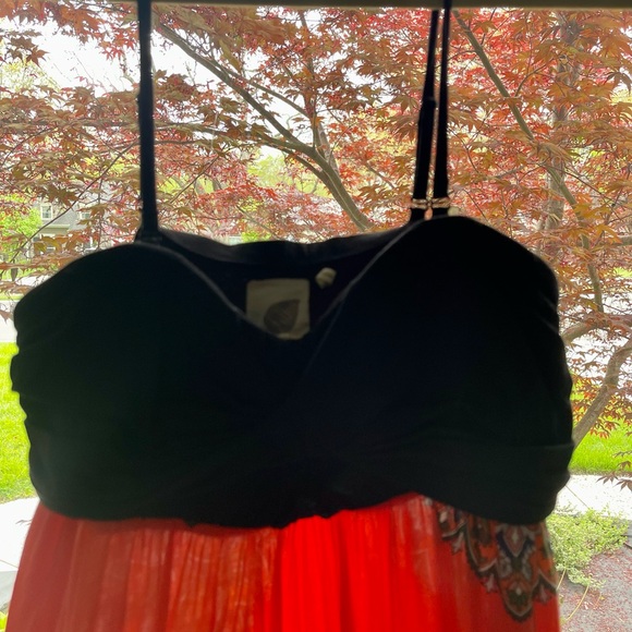 Anthropologie Strapless Maxi Dress Sz S Lilka - Picture 2 of 6